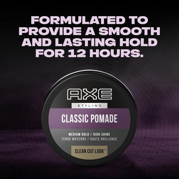 81xyBgMvHL._SL1500_.jpg Axe Pomade: Medium Hold and Natural Finish for Easy Styling, 2.64oz (2 Count)
