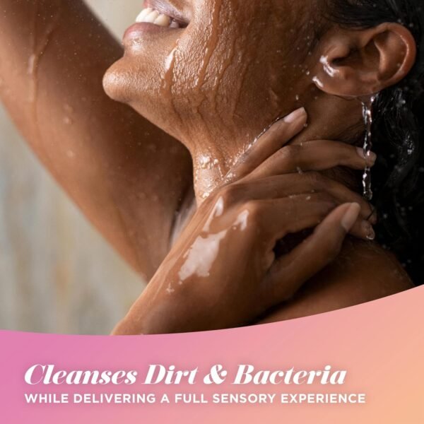 Caress Body Wash for Women, Daily Silk White Peach & Orange Blossom, Shower Gel Body Wash Moisturizing for Noticeably Silky, Soft Skin, 20 fl oz, 4 Pack