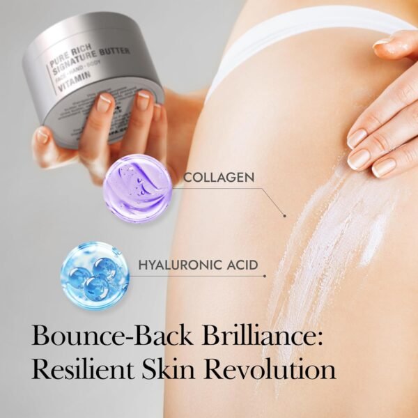 Nourishing Body Butter – Hydrating Body Cream with Shea Butter, Ceramides, Collagen & Vitamin B5 to Soothe, Restore & Protect Very Dry Skin (Phyto, 7.0 fl oz)