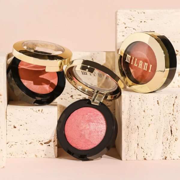 81zVVywkv2L._SL1500_.jpg Milani Baked Blush, Powder Blush for Cheeks, Cruelty Free Makeup - Shape, Contour & Highlight Face for a Shimmery or Matte Finish -Petal Primavera