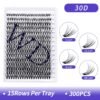 81zYdSia5yL._SL1500_.jpg Individual Lashes DIY Eyelash Extension 300PCS Lash Clusters Extensions C/D Curl Lash Clusters Comfortable Cat Eye Lashes Super Soft Eyelashes Extension Reusable Wispy Lashes Matte Black Lash