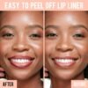 81zaQElQIL._SL1500_.jpg iMethod Lip Stain - Lip Liner Stain, Peel Off Lip Stain with Tweezer, Natural Long Lasting Lip Stain Peel Off, Waterproof, Easy to Use, Stay On All Day, Nude Pink