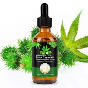 81zo9JpfvL._SL1500_.jpg Jamaican Black Castor Oil for Hair Growth, 100% Pure & Cold Pressed, Stimulate Thicker Fuller, 1-Pack 2oz Hair Eyelashes Eyebrows Growth Serum, Nourish Scalp & Face Body Skin Hydration