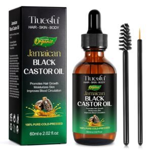 81zus5zDOL._SL1500_.jpg Jamaican Black Castor Oil for Hair Growth,Thicker Eyelashes & Eyebrows,Castor Oil for Hair,Face,Body & Skin,100% Pure Cold Pressed Black Castor Oil,Hair Nourishing Oil,Massage Oils