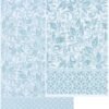 Modern Threads Trefoil Filigree 6-Piece 100% Cotton Towel Set – Reversible Yarn Dyed Jacquard – Includes 2 Bath Towels, 2 Hand Towels, 2 Washcloths – Absorbent, Quick Dry, Soft & Durable – Sky Blue