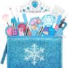 Kids Makeup Kit Toys for Girl, Princess Toys Makeup Sets with Washable, Toddler Dress-Up Toy for 3 4 5 6 7 8 9 Year Old Girls Chrismas Birthday Party