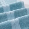 Modern Threads Trefoil Filigree 6-Piece 100% Cotton Towel Set – Reversible Yarn Dyed Jacquard – Includes 2 Bath Towels, 2 Hand Towels, 2 Washcloths – Absorbent, Quick Dry, Soft & Durable – Sky Blue
