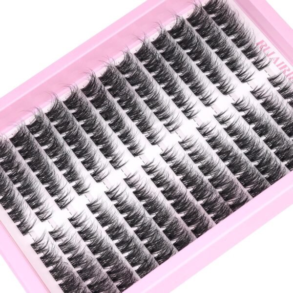 915FWMfVaAL._SL1500_.jpg Lash Clusters Volume Eyelash Clusters Eyelash Extensions 168pcs DIY Individual Lashes Extensions 8-16MM Wispy Cluster Lashes by Ruairie