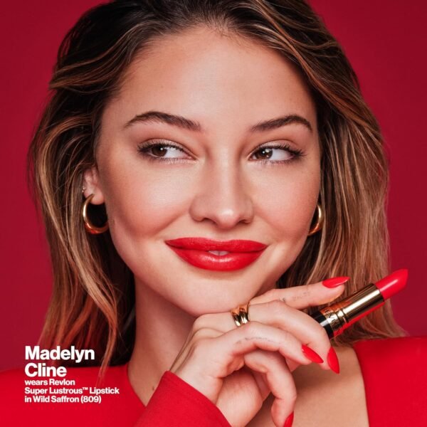 91BIvqFe6jL._SL1500_.jpg Revlon Super Lustrous Lipstick, Creamy Formula For Soft, Fuller-Looking Lips, Moisturized Feel, 755 Bare It All, 0.15 oz