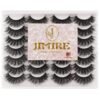 91CAOJ8RzZL._SL1500_.jpg JIMIRE False Eyelashes Mink Fluffy Volume Lashes 3D Wispy Long Fake Eyelashes 14 Pairs Pack