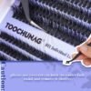 91CB0DoR7IL._SL1500_.jpg Fluff Lash Clusters 80D+100D Thick Cluster Eyelash Extensions 10-18mm DIY Flat Lash Extension D Curly Wispy Individual Lashes 252pcs False Mink Eyelashes Clusters by TOOCHUNAG