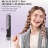 91CUUJCahPL._SL1500_.jpg SALONSILK 9Pcs Hair Comb Set Include Boar Bristle Teasing and Slick Back Hairbrush, Rat Tail Comb, Black Carbon Lift Comb, Edge Control Brush, and Topsy Hair Tail Tools for Women & Girls