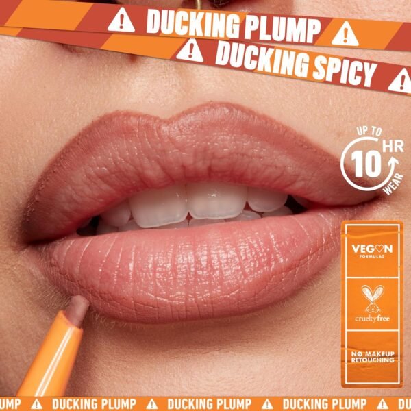 91EEsoZtFpL._SL1500_.jpg NYX PROFESSIONAL MAKEUP Duck Plump Plumping Lip Liner, Matte Pencil With Up To 10HR Wear, Subtle Touch (Deep Nude Lip Liner)