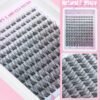 91Ee8TNGgyL._SL1500_.jpg Natural Lash Clusters Kit Natural Eyelash Clusters C Curl Lash Extension Kit 8-16mm Eyelash Extension Kit DIY Individual Lashes Cluster Eyelash Extensions with Lash Remover by TNFVLONEINS