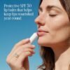 91Fdl0lEA3L._SL1500_.jpg COOLA Organic Liplux Tinted Lip Balm and Sunscreen with SPF 30, Dermatologist Tested Lip Care for Daily Protection, Vegan and Gluten Free, 0.15 Oz