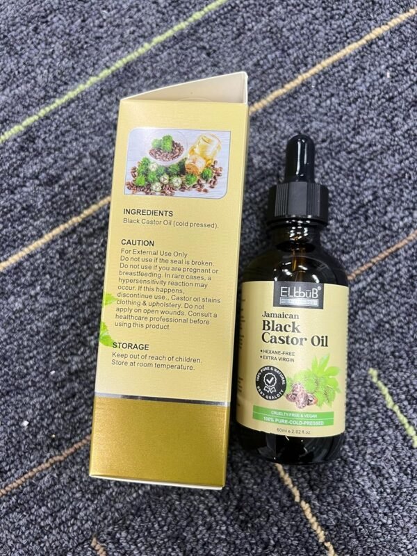 91FlDHH-SOL._SL1500_.jpg Jamaican Black Castor Oil - for Hair Growth Skin Condition, Eyebrows Eyelashes, Nail Care Grow, Moisturizing Massage Oil for Aromatherapy 2 fl oz