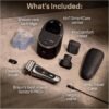 91GgfrnvwSL._AC_SL1500_.jpg Braun Series 9 PRO+ Electric Razor for Men, 5 Pro Shaving Elements and Shave-Preparing ProComfort Head for Closeness & Skin Comfort, 6in1 SmartCare Center, Wet or Dry Use, Charging Stand, 9597cc