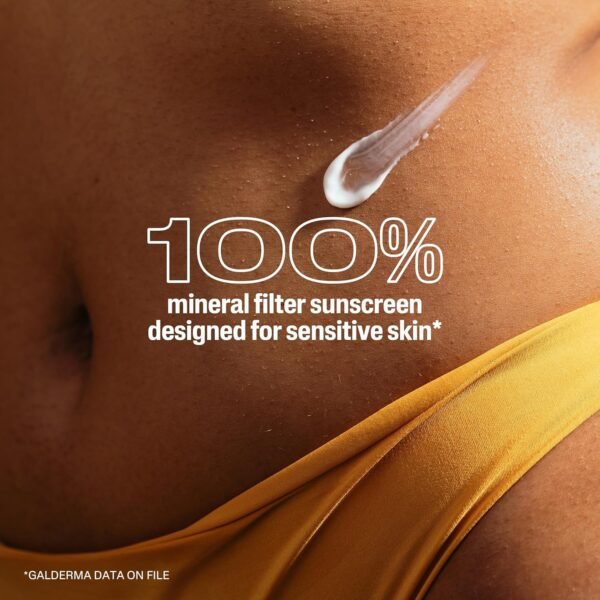 91J6ksmqygL._SL1500_.jpg CETAPHIL Sheer Mineral Sunscreen Lotion for Face & Body 3 fl oz 100% Mineral UVA/UVB Filters: Zinc Oxide & Titanium Dioxide Broad Spectrum SPF 50 For Sensitive Skin Dermatologist Recommended Brand