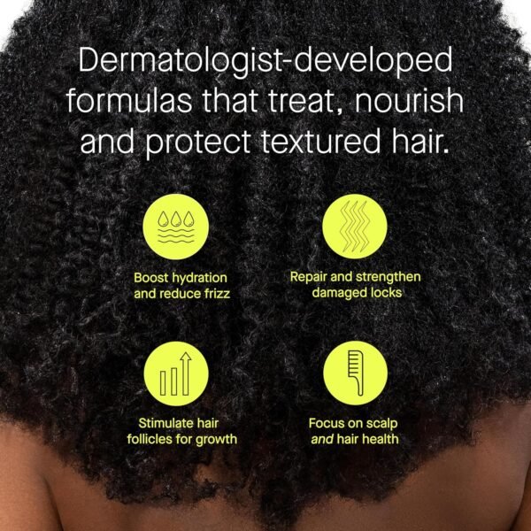 Pre Wash Hair Oil - Removes Build Up, Eases Detangling, Minimizes Breakage - Sulfate Free 4C Hair Products for Textured, Curly Hair (4oz)