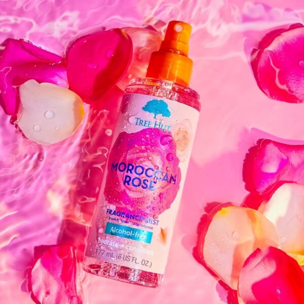 Tree Hut Moroccan Rose Fragrance Mist | Spritz On for a Refreshed Feel or Layer with Your Favorite Scents | Versatile Body Spray | 6 fl oz.