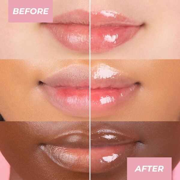 91MPOSb3UjL._SL1500_.jpg MCoBeauty LipLights Shine Gloss, Clear, Gloss for Irresistible Lips, Vegan, Cruelty Free Cosmetics
