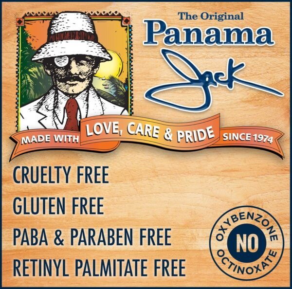 Panama Jack Sunscreen Tanning Lotion - SPF 4, PABA, Paraben, Gluten & Cruelty Free, Antioxidant Moisturizing Formula, 6 FL OZ (Pack of 1)