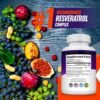 91OcN8VOL._AC_SL1500_.jpg Resveratrol Supplement 1800 mg Antioxidant Complex - Highly Potent Natural Trans-Resveratrol Pills for Healthy Aging, Overall Health Support, Immune System, Brain Function, for Men Women, 90 Capsules