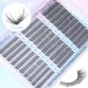 91UoGcei3SL._SL1500_.jpg Lash Clusters Wispy Eyelash Clusters C-Curly Individual Lashes zanlufly Natural 300Pcs Cluster Lashes Eyelash Extension 10 12 14MM DIY Lash Extension