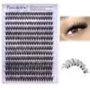 91XLs1BQbiL._SL1500_.jpg Pawotence Lash Clusters 40D 280pcs Cluster Eyelash Extensions 9-16mm Mix Eyelash Clusters Lash Extension Individual Lashes for Self Application (40D, 0.07D, 9-16mm)