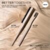 91YDkCUt54L._SL1500_.jpg EcoTools Slick Back Hairbrush, Small Brush For The Perfect Ponytail Or Bun, Tease, Smooth, & Style Hair, Tame Frizz & Flyaways, Renewable Bamboo Handle & Vegan Boar Bristles, Cruelty-Free, 1 Count