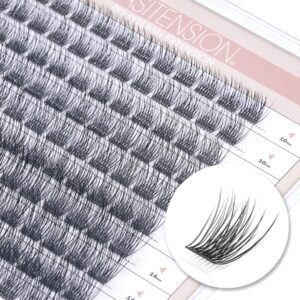 91YKewVRp1L._SL1500_.jpg DIY Eyelash Extension Lash Clusters 120 Clusters False Eyelash 3D Effect Individual Natural Lashes Set at Home Eyelash Extension Kit Lashes Pack Volume Cross Mixed