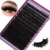 91bOOxFY4eL._SL1500_.jpg Fluffy Lash Clusters 200D Long Lash Clusters Thick Volume Lashes Clusters 12-22mm Eyelash Clusters D Curl Cluster DIY at Home Wispy Individual Lashes for Beginners Eyelash Extension by FOINEMYED