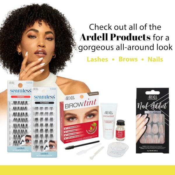 91bQ9VZNI5L._SL1500_.jpg Ardell Active Lash - Speedy, False Eyelashes, Water-Resistant, Lightweight, Strip Lashes, 4 Pairs, 1-Pack