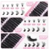 91edW3oXQWL._SL1500_.jpg Fluffier Lash Clusters Thick Volume Lash Extension 10-18mm Cluster Eyelash Extensions DIY Individual Lashes Wispy at Home Pestañas Pelo a Pelo by ALPHONSE (60D+80D+100D, 300pcs)