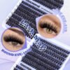 91ekG0HEVQL._SL1500_.jpg Fluff Lash Clusters 80D+100D Thick Cluster Eyelash Extensions 10-18mm DIY Flat Lash Extension D Curly Wispy Individual Lashes 252pcs False Mink Eyelashes Clusters by TOOCHUNAG