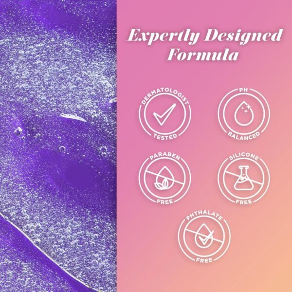 Caress Body Wash for Women, Black Orchid & Patchouli Oil, Relaxing, Fragrant Shower Gel to Relax and Recharge, 20 fl oz, 4 Pack