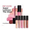 Revlon Super Lustrous The Gloss, 5 Piece Lipgloss Gift Set, Non-sticky High Shine Color in Cream & Pearl Finishes, Pack of 5, 0.75 Fl Oz