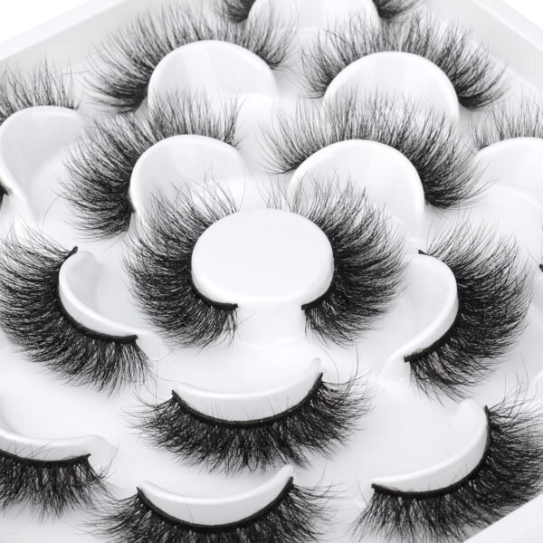91hTrAqs5L._SL1500_.jpg ALICROWN Fuzzy Mink Lashes, Faux Mink Eyelashes 3D Volume Lashes Pack Handmade Dramatic Thick Crossed Fake Eyelashes Soft Reusable 10 Pairs
