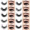 91mz4uoVeL._SL1500_.jpg 3D Faux Mink Lashes Wholesale Lashes Bulk 30 Pairs False Eyelashes Wispy 18mm Natural 10 Styles Mixed Soft Reusable Fake Eyelashes Pack with Glitter Portable Boxes