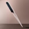 91n98XURQ8L._SL1500_.jpg EcoTools Slick Back Hairbrush, Small Brush For The Perfect Ponytail Or Bun, Tease, Smooth, & Style Hair, Tame Frizz & Flyaways, Renewable Bamboo Handle & Vegan Boar Bristles, Cruelty-Free, 1 Count
