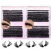 91q4WCgPXL._SL1500_.jpg Lash Clusters D-Curly Individual Lashes Volume Eyelash Clusters Bulk zanlufly Thick Lash Extension 560Pcs Natural DIY Eyelash Extension (9-16MM,60D+70D+80D+100D)