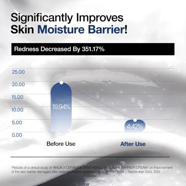 91qAqfVNszL._SL1500_.jpg ANUA 3 Ceramide Panthenol Moisture Barrier Cream, Hydrating Face Moisturizer for Normal Skin, Panthenol, Ceramide, Centella for Skin Barrier Non Comedogenic, Korean Skincare (100ml/ 3.38 fl. oz.)
