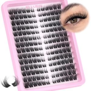 91rLOqvkxrL._SL1500_.jpg Lash Clusters Volume Eyelash Clusters Eyelash Extensions 168pcs DIY Individual Lashes Extensions 8-16MM Wispy Cluster Lashes by Ruairie