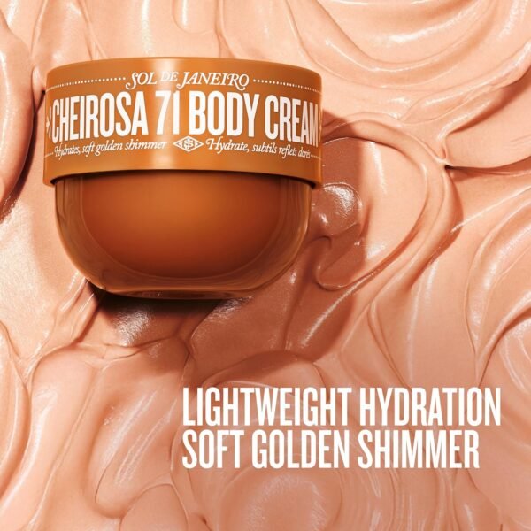 Sol de Janeiro Limited Edition Cheirosa 71 Shimmering Body Cream | 8.1 fl oz/ 240ml | Glow Cream for Body | Amazon Exclusive