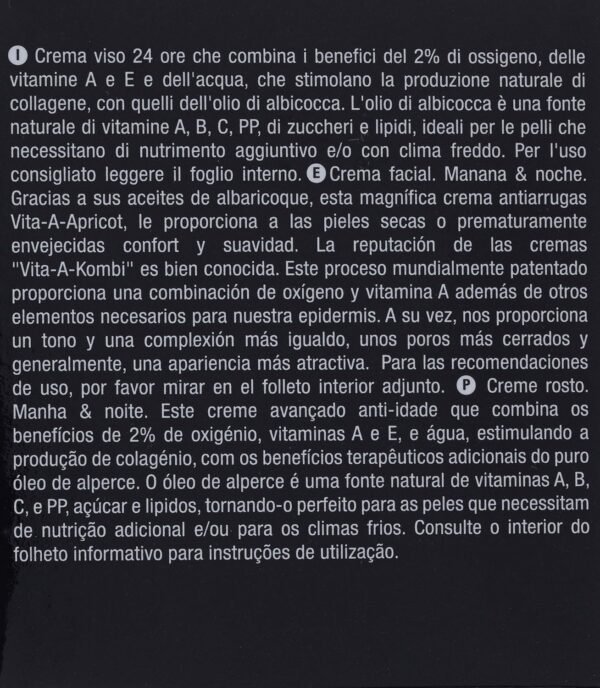 Vita-A-Apricot Anti-Ageing Face Cream for Dry Skin 50 ml