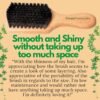 91sSDtwvQXL._SL1500_.jpg GranNaturals Soft Boar Bristle Slick Back Hair Brush - Hairbrush for Smoothing, Fades, Beards, 360 Waves to Style, Polish, & Lay Down Hair to Create a Sleek Ponytail Bun Hairstyle for Women & Men