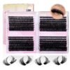 91tzjZXgG7L._SL1500_.jpg Lash Clusters D-Curly Individual Lashes Volume Eyelash Clusters Bulk zanlufly Thick Lash Extension 560Pcs Natural DIY Eyelash Extension (9-16MM,60D+70D+80D+100D)