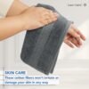 LANE LINEN Pack of 24 Washcloths Set - Spa & Salon Quality - 100% Mercerized Cotton Face Towels - Ring Spun, Very Soft & Absorbent Wash Cloths for Showering - Fingertip Towels - 13"x13", Space Grey