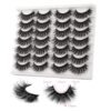 91yp-o3bL._SL1500_.jpg JIMIRE False Eyelashes Mink Fluffy Volume Lashes 3D Wispy Long Fake Eyelashes 14 Pairs Pack