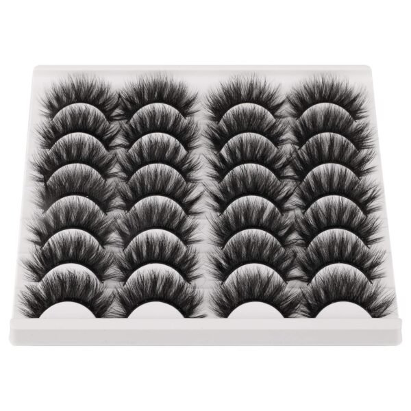 91zpVVUIyL._SL1500_.jpg JIMIRE False Eyelashes Mink Fluffy Volume Lashes 3D Wispy Long Fake Eyelashes 14 Pairs Pack
